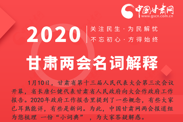 2020甘肅兩會|漲知識！政府工作報告23個新名詞，最全解釋來了