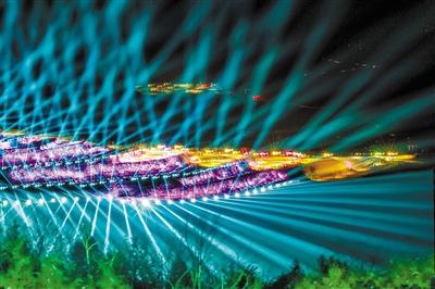 蘭山每晚都有炫酷燈光秀 你想看嗎？