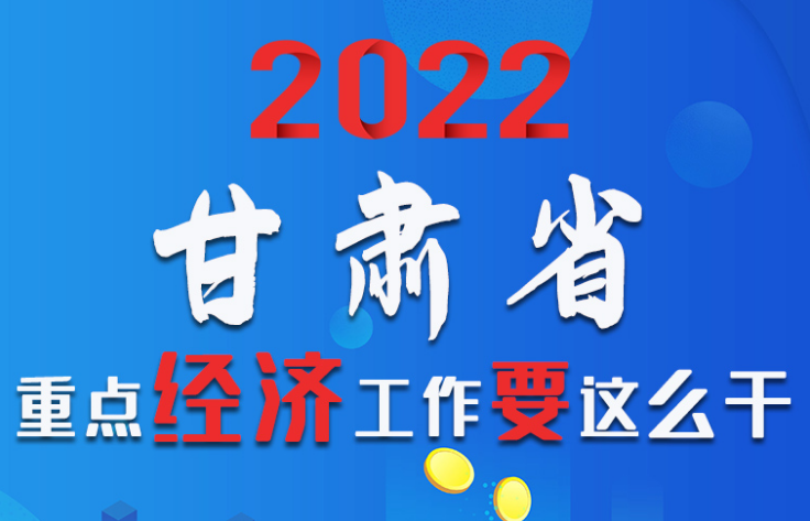 【甘快看·圖解】速覽！2022甘肅省重點經(jīng)濟(jì)工作要這么干！