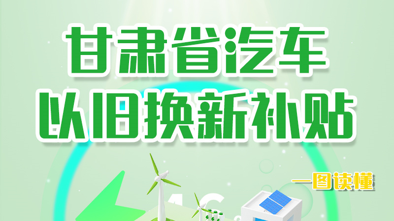 海報(bào)|重大利好！甘肅省汽車以舊換新補(bǔ)貼來了