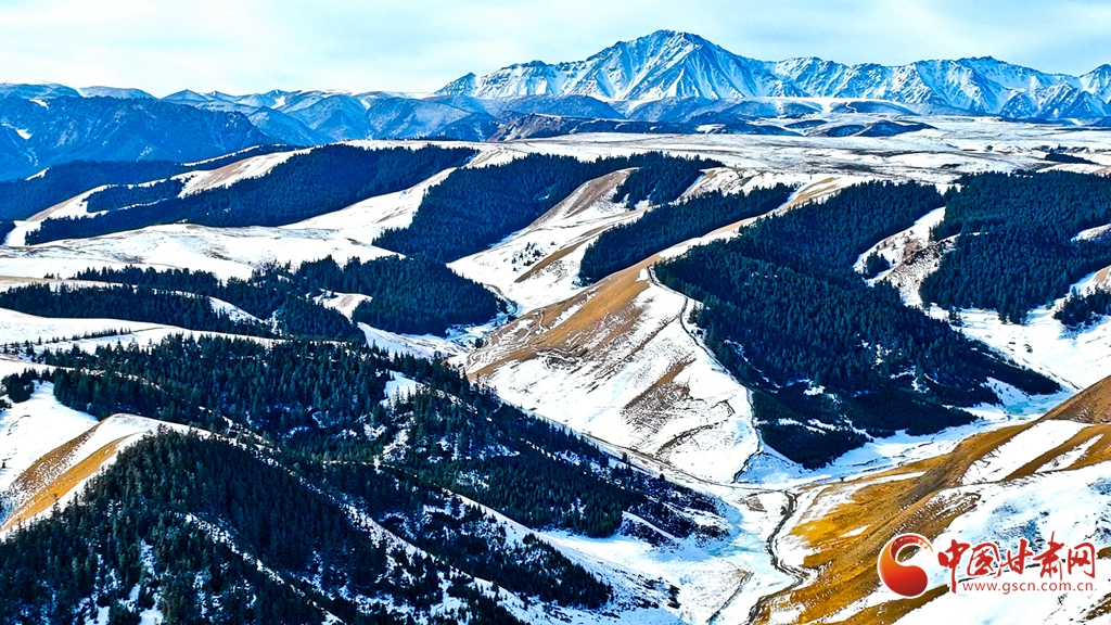 肅南：雪后祁連山風(fēng)光如畫(huà)