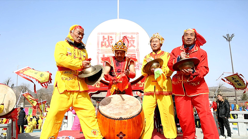  新春走基層| 涇川：戰(zhàn)鼓“鬧” 新春 非遺“過”大年